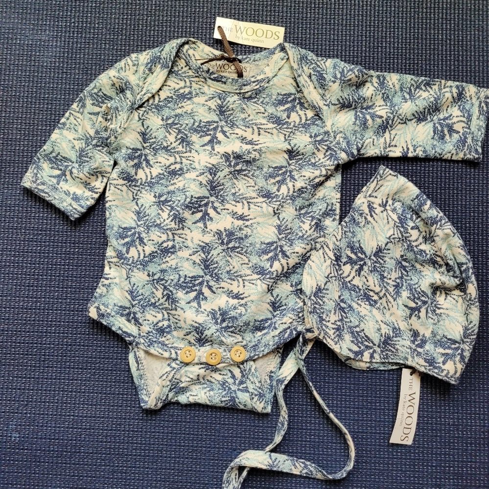KateQuinn Bodysuit w/ Flight Hat  0-3m